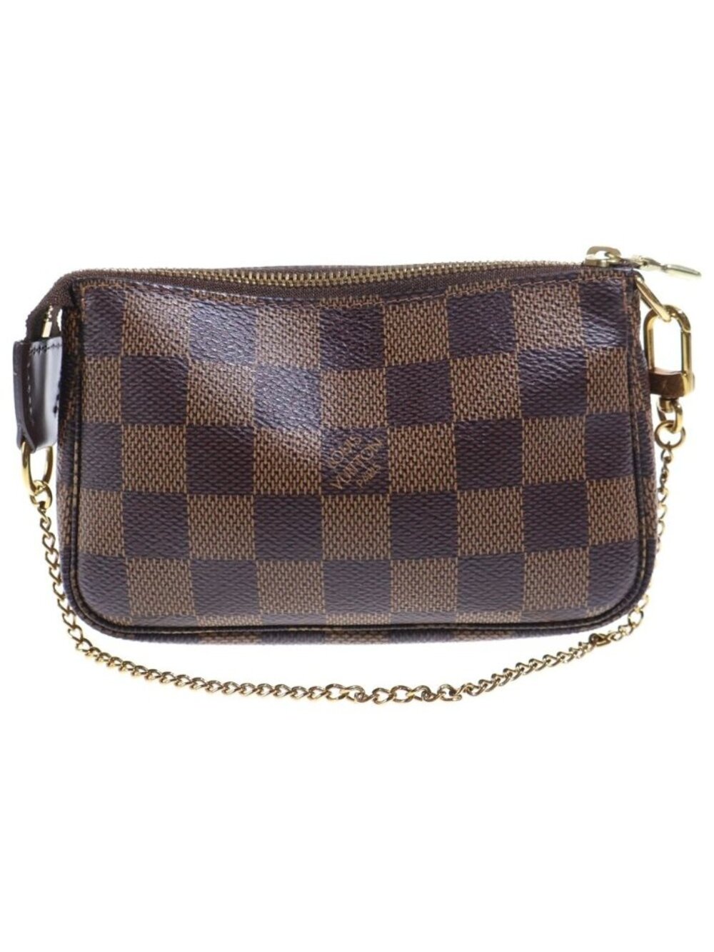Louis Vuitton Damier Mini Pouch Handbag Brown - Picture 2 of 6